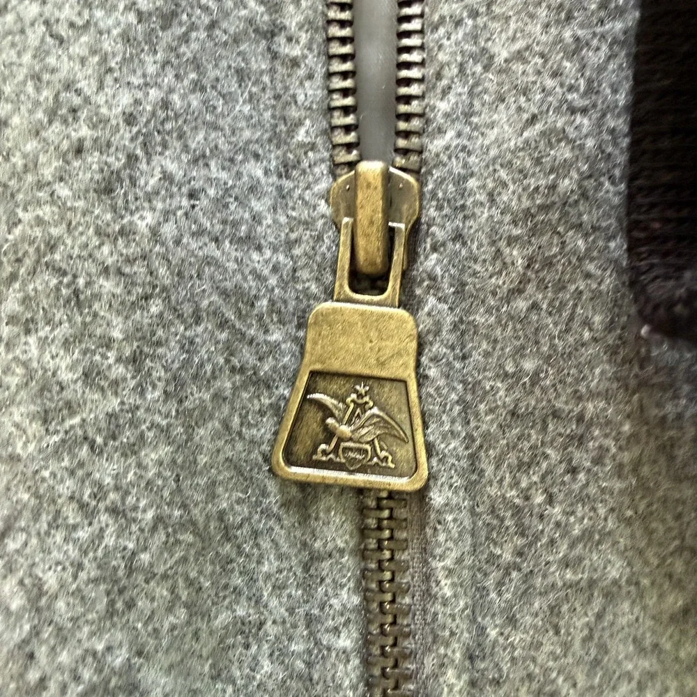 Vintage Excelled Anheuser-Busch Budweiser Size Large‎ Leather Jacket